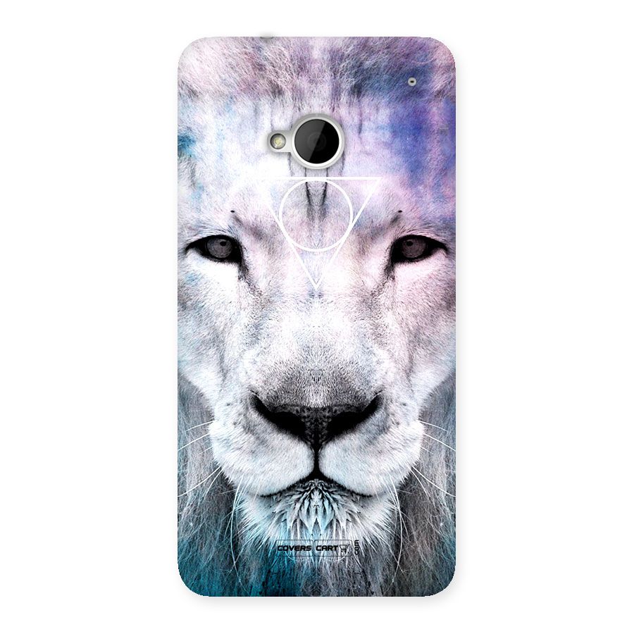 White Lion Back Case for HTC One M7