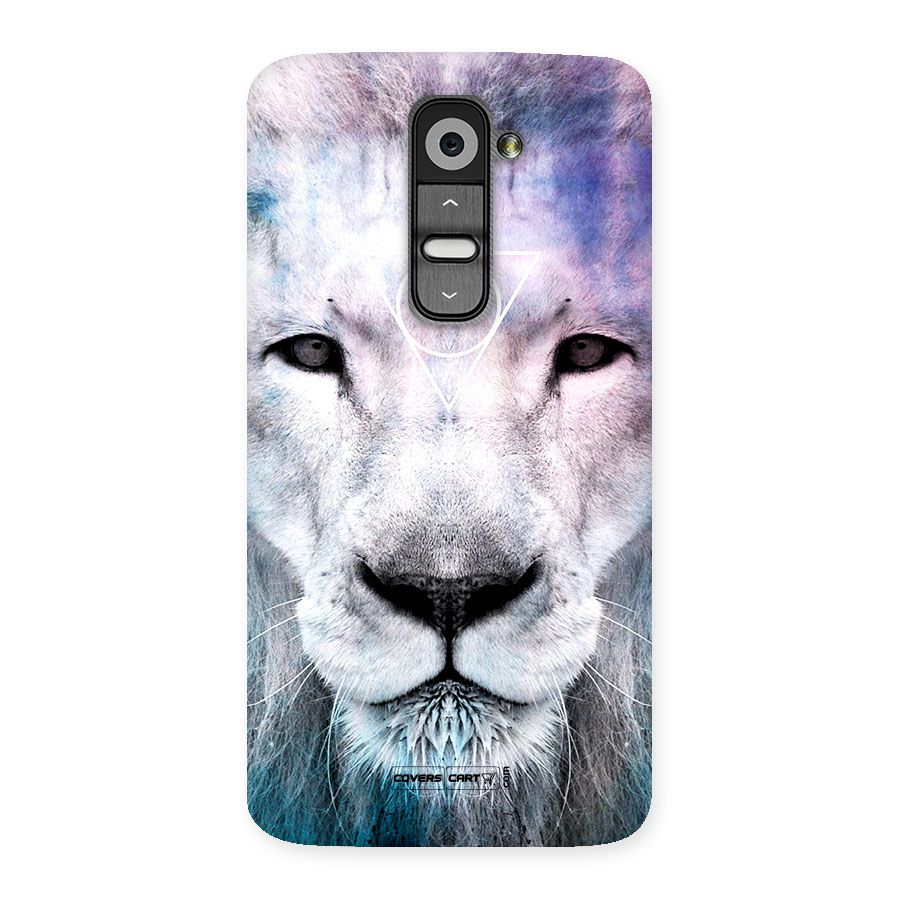 White Lion Back Case for LG G2