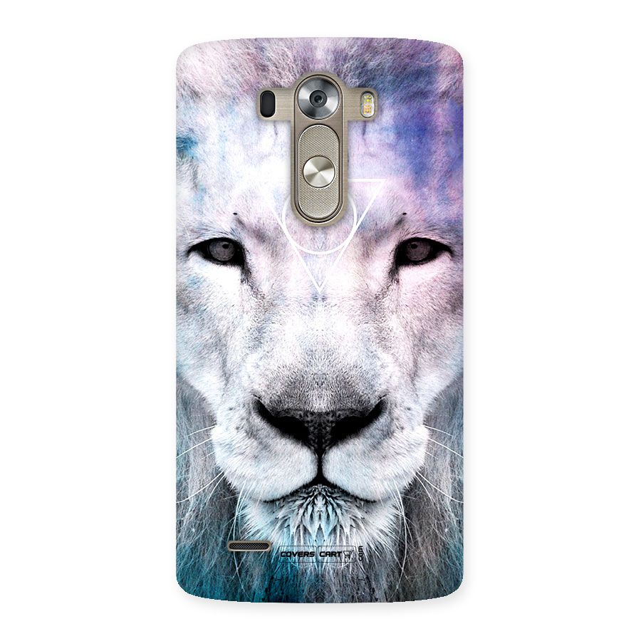 White Lion Back Case for LG G3