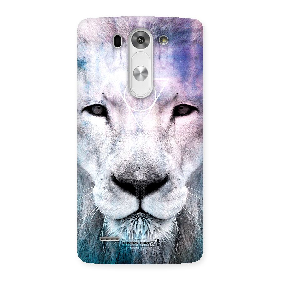 White Lion Back Case for LG G3 Mini