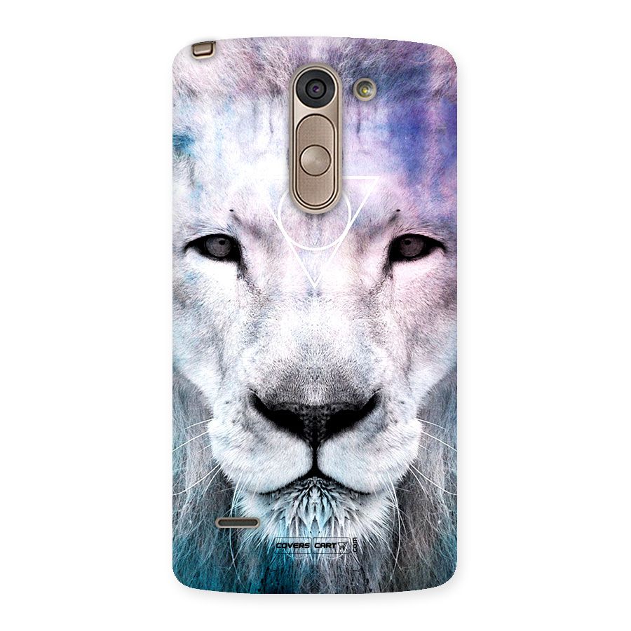 White Lion Back Case for LG G3 Stylus