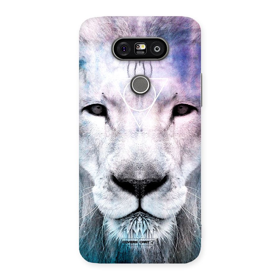 White Lion Back Case for LG G5