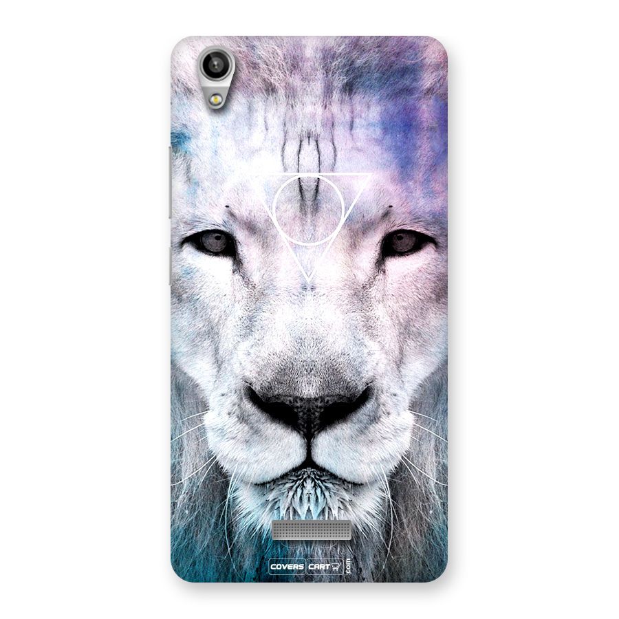 White Lion Back Case for Lava-Pixel-V1
