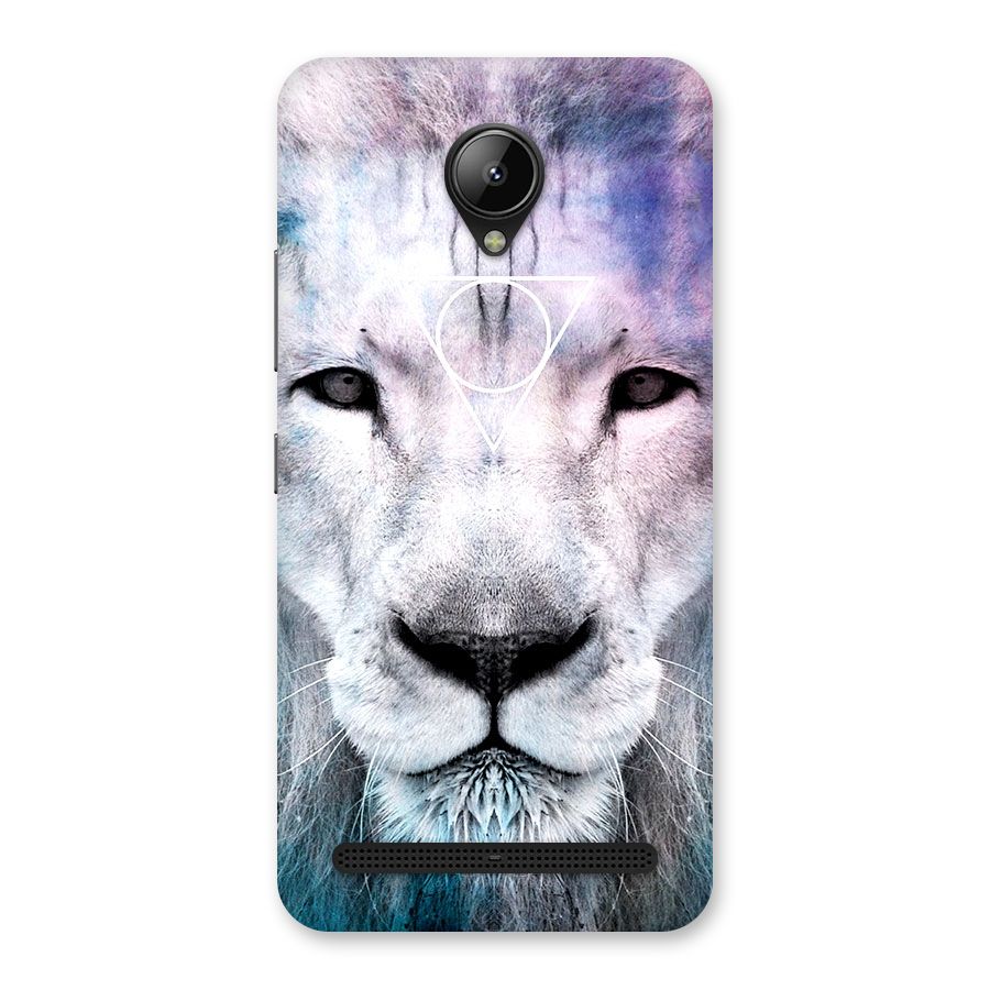White Lion Back Case for Lenovo C2