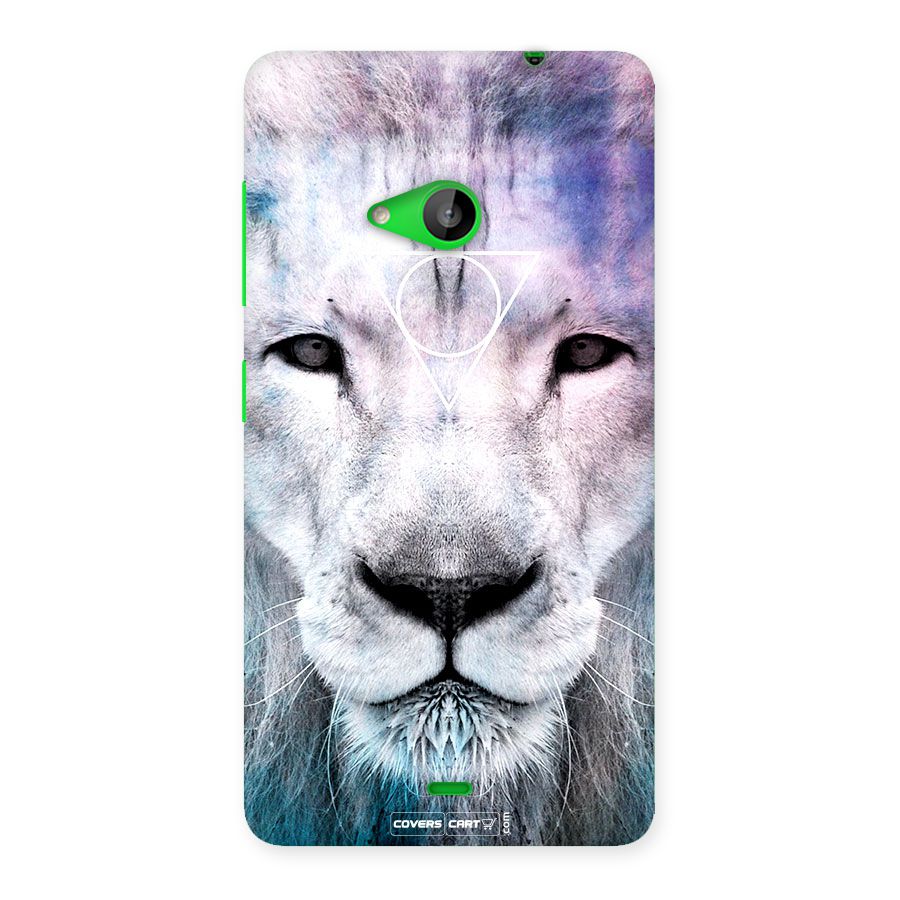 White Lion Back Case for Lumia 535