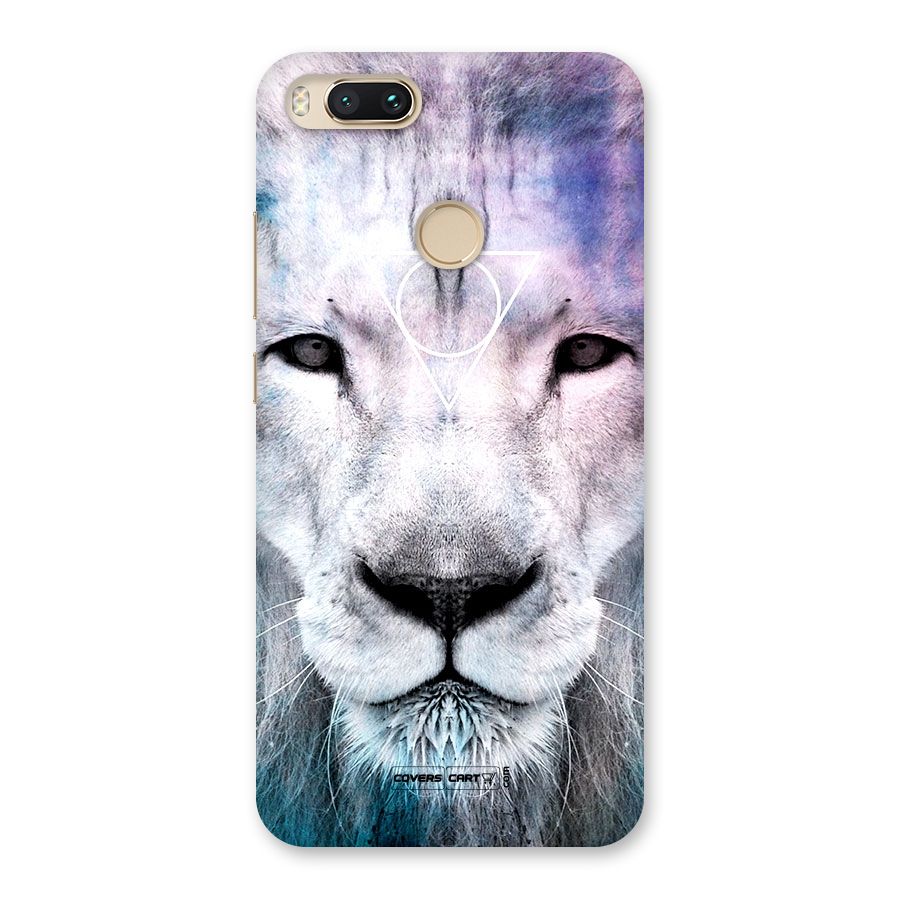 White Lion Back Case for Mi A1