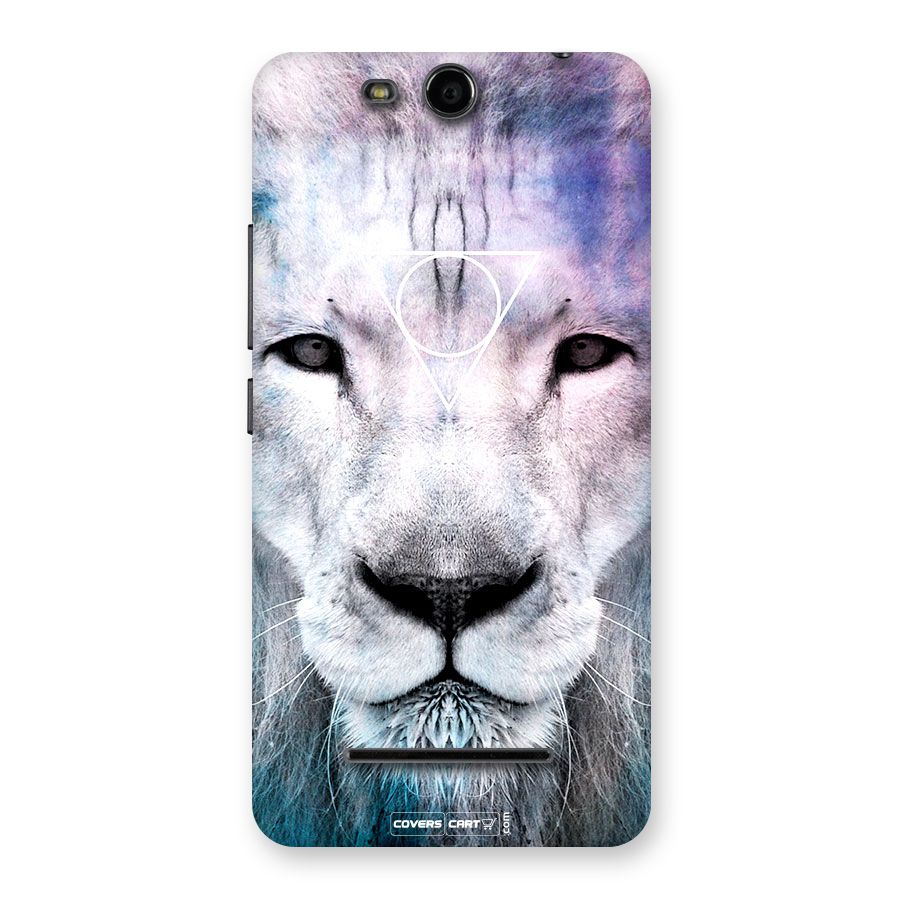 White Lion Back Case for Micromax Canvas Juice 3 Q392