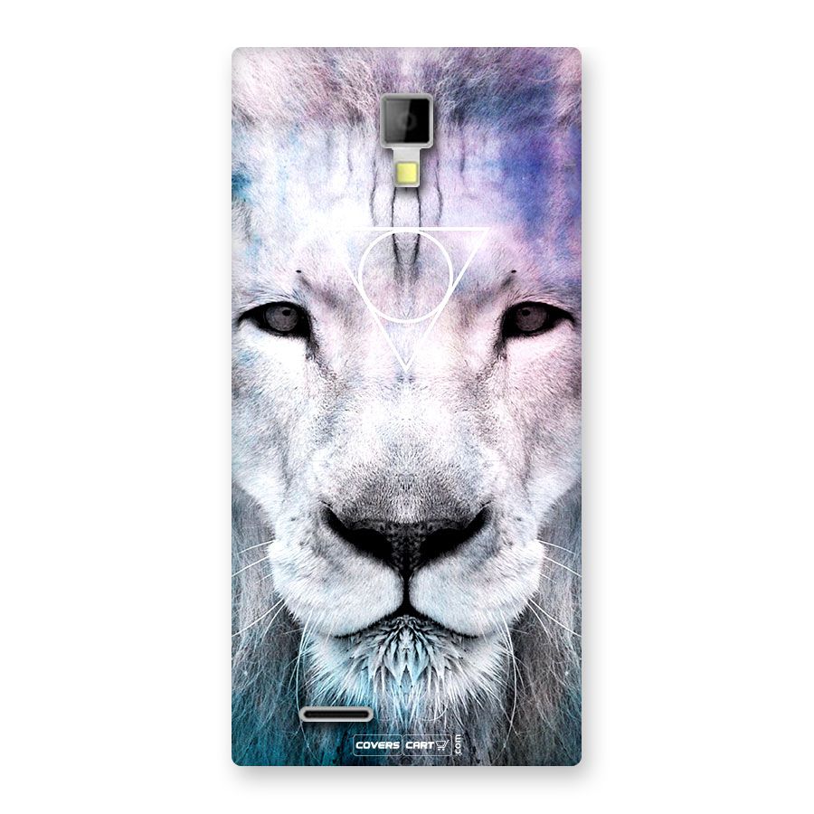 White Lion Back Case for Micromax Canvas Xpress A99