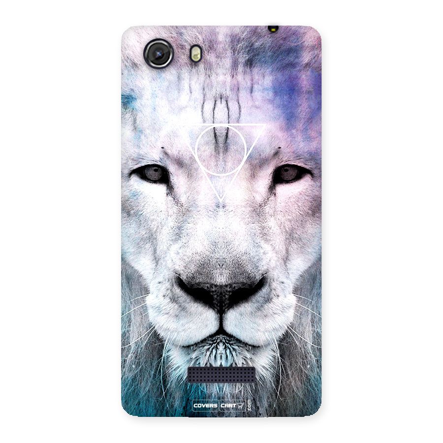 White Lion Back Case for Micromax Unite 3