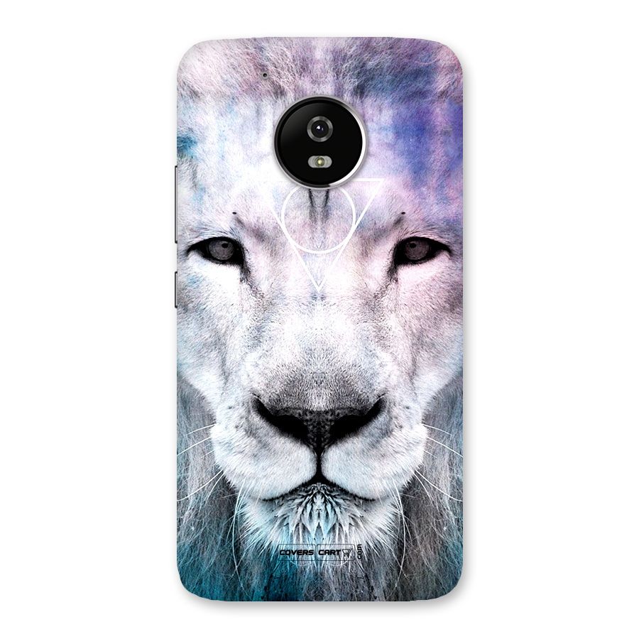 White Lion Back Case for Moto G5