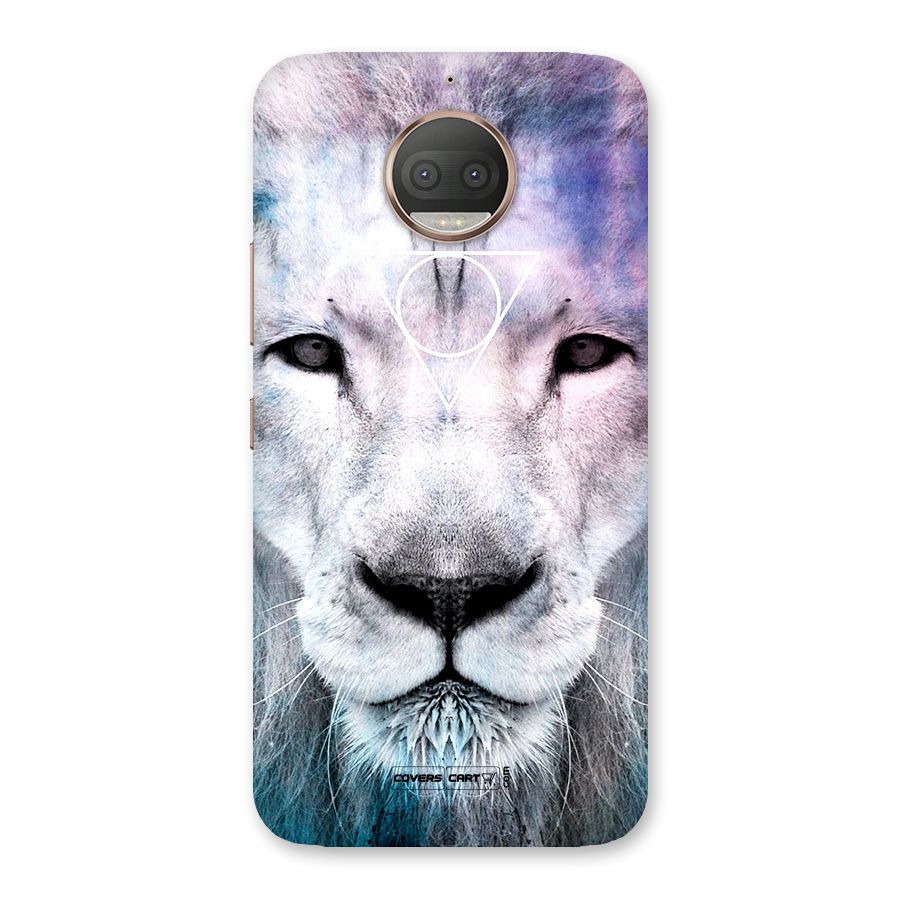 White Lion Back Case for Moto G5s Plus