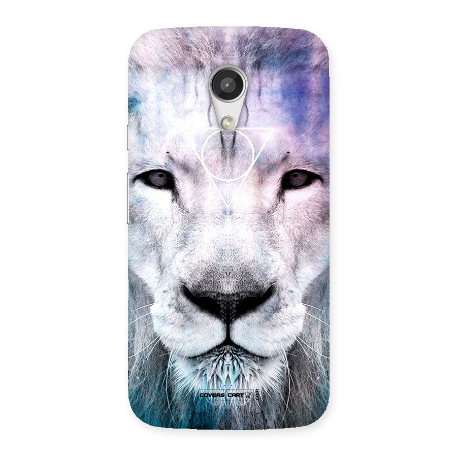 White Lion Back Case for Moto G 2nd Gen