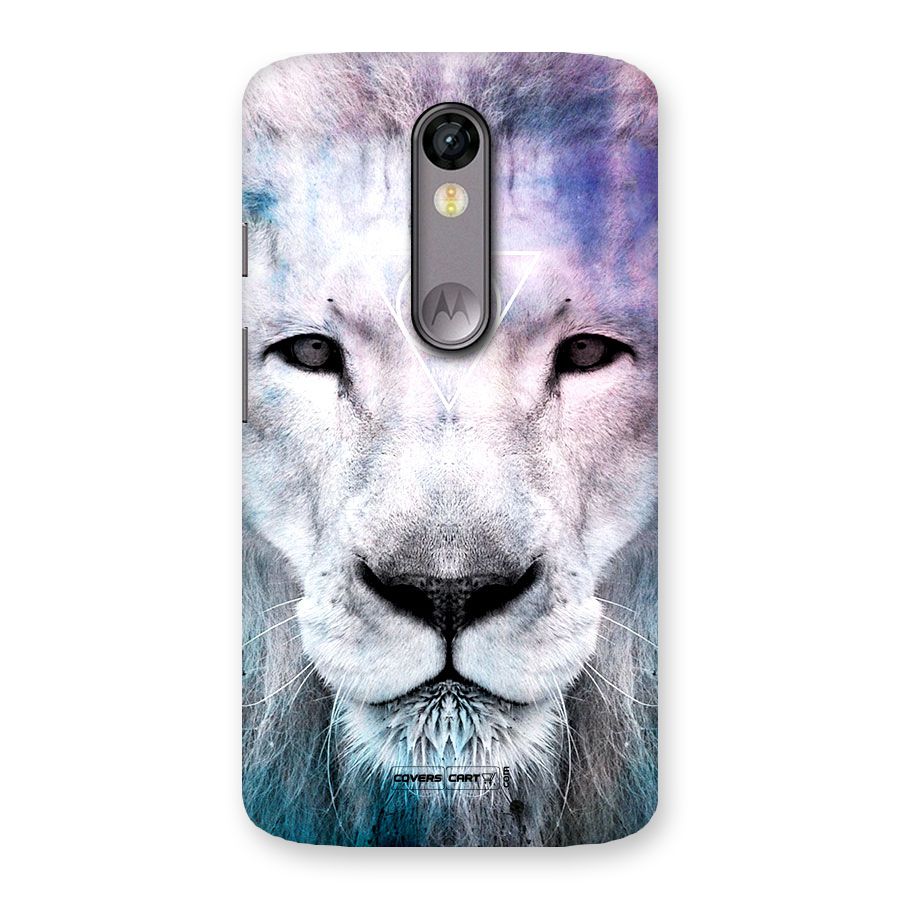 White Lion Back Case for Moto X Force