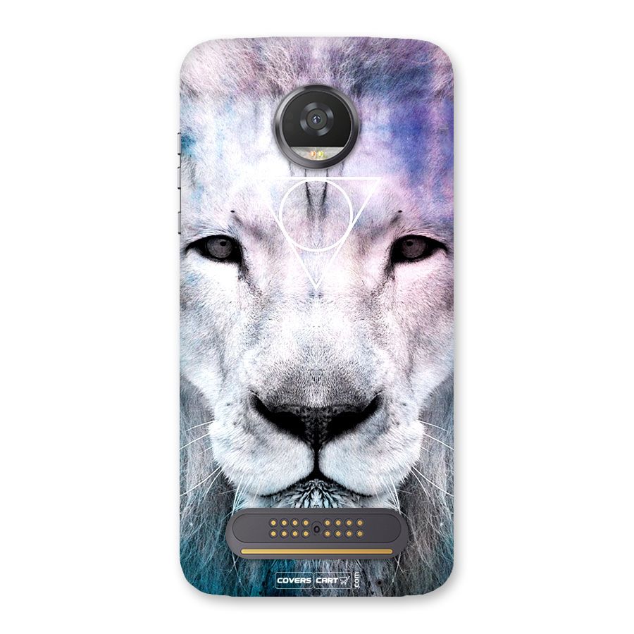 White Lion Back Case for Moto Z2 Play