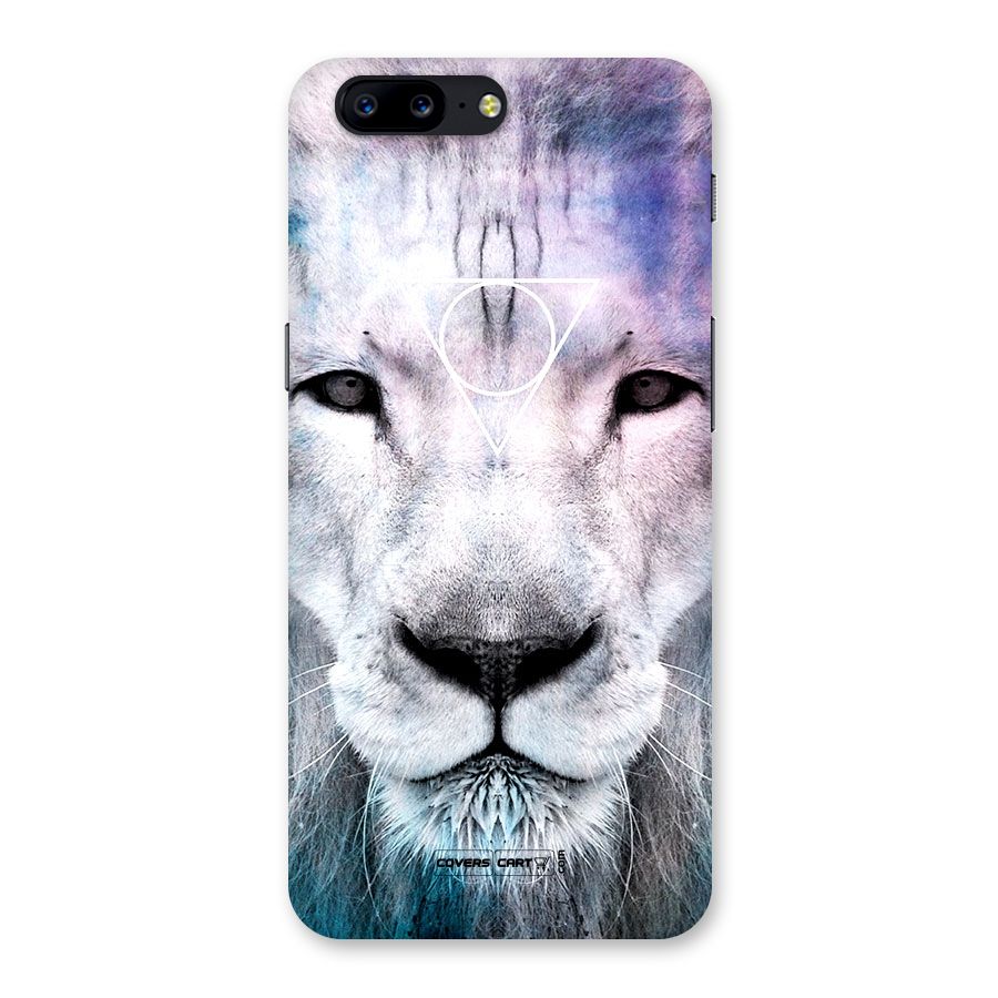 White Lion Back Case for OnePlus 5