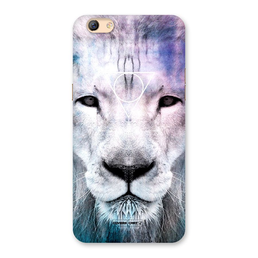 White Lion Back Case for Oppo F3 Plus