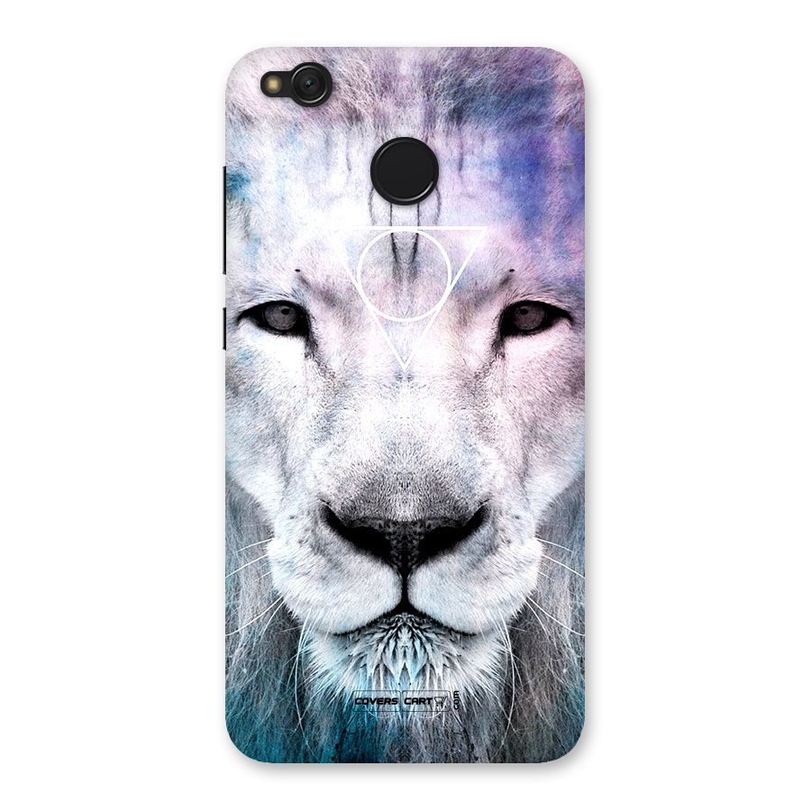 White Lion Back Case for Redmi 4