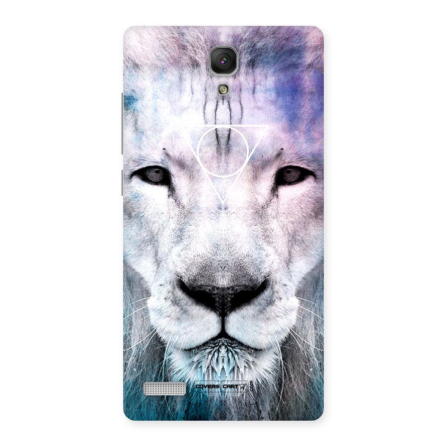 White Lion Back Case for Redmi Note