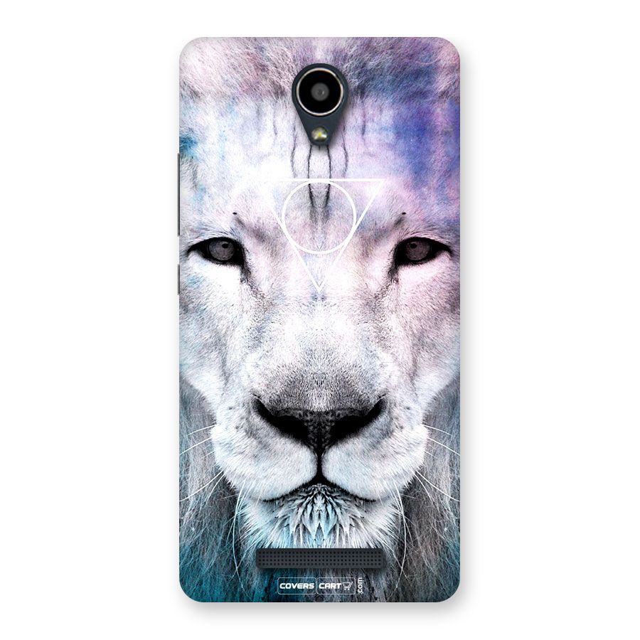 White Lion Back Case for Redmi Note 2