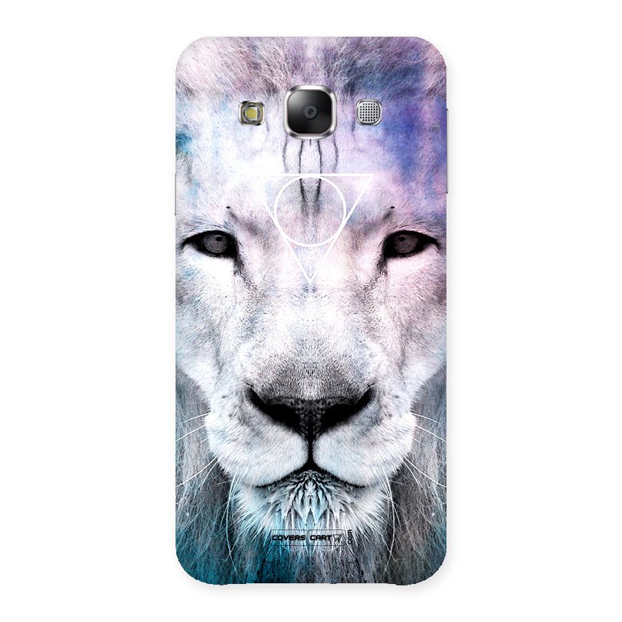 White Lion Back Case for Samsung Galaxy E5