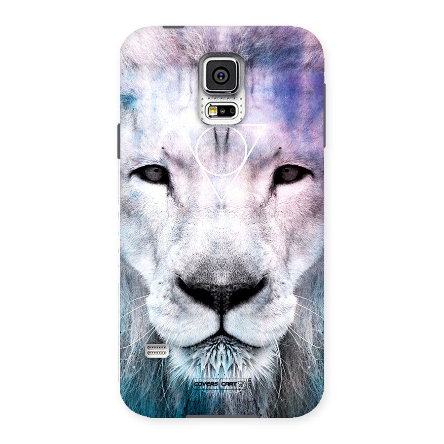 White Lion Back Case for Samsung Galaxy S5