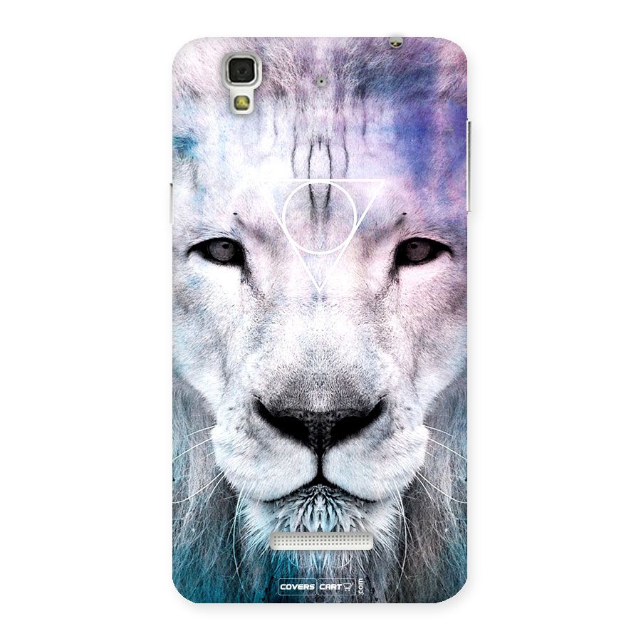 White Lion Back Case for Yu Yureka
