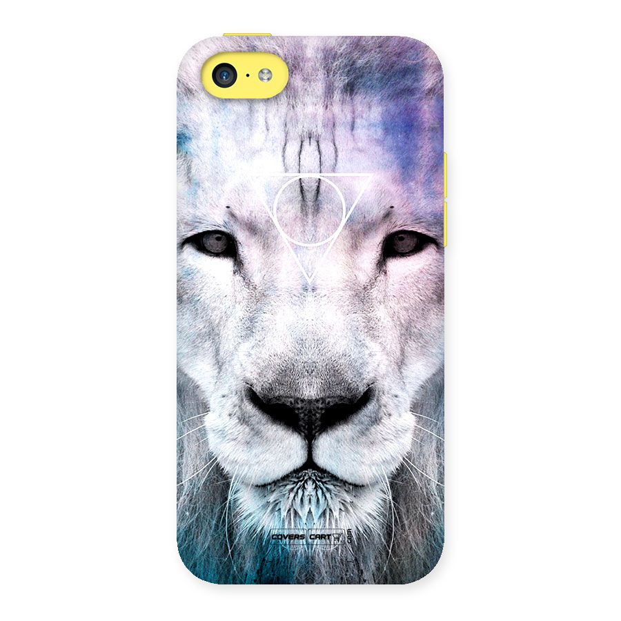 White Lion Back Case for iPhone 5C