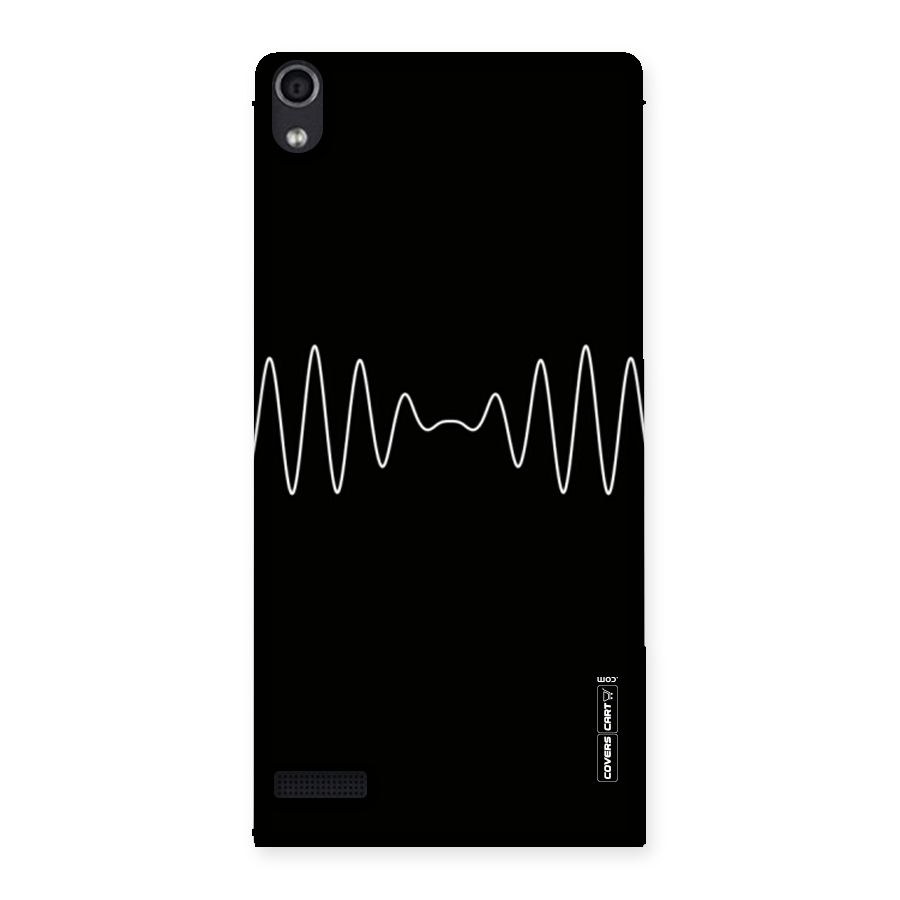 White Minimal Thread Back Case for Ascend P6
