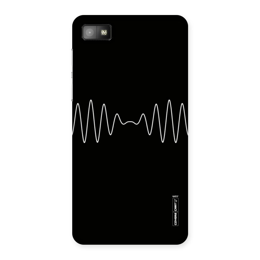 White Minimal Thread Back Case for Blackberry Z10