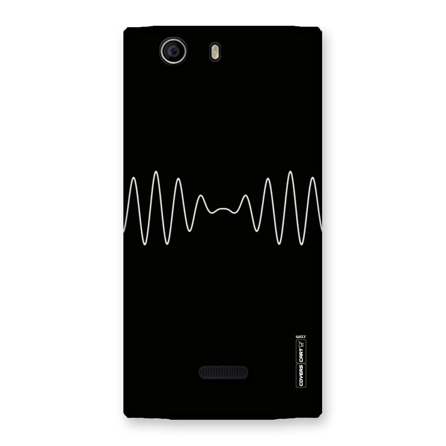 White Minimal Thread Back Case for Canvas Nitro 2 E311