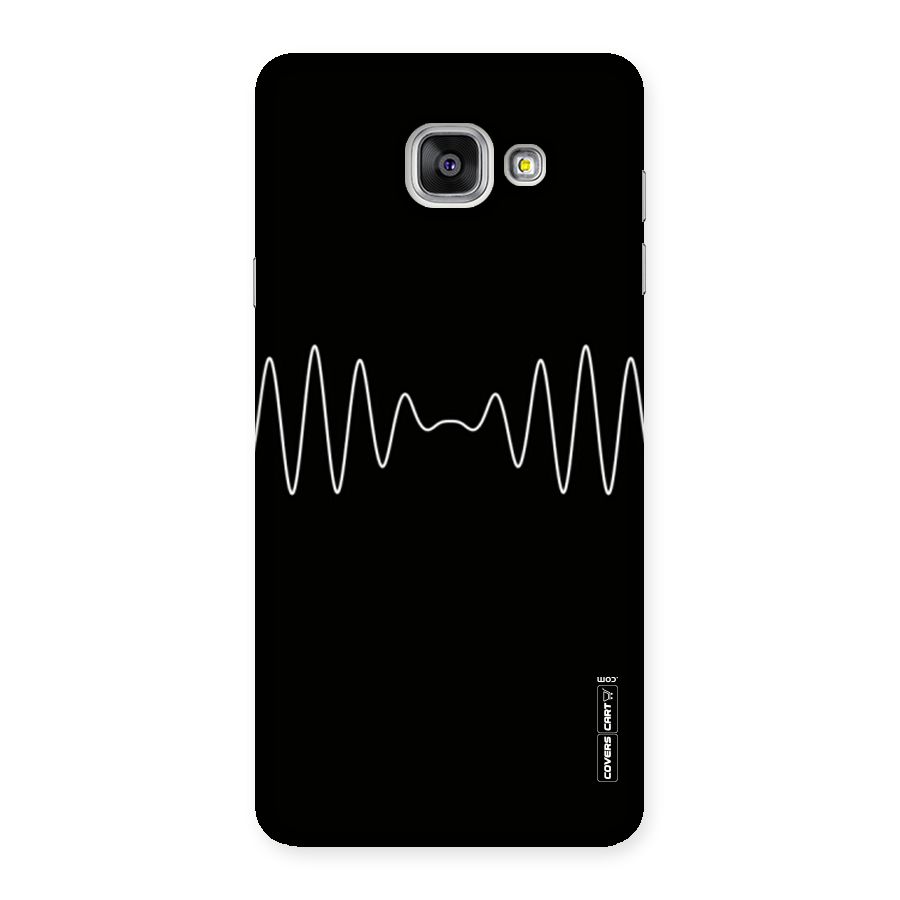 White Minimal Thread Back Case for Galaxy A7 2016
