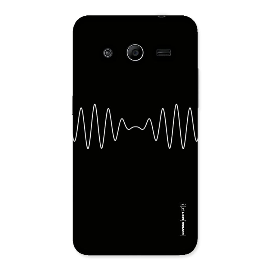 White Minimal Thread Back Case for Galaxy Core 2