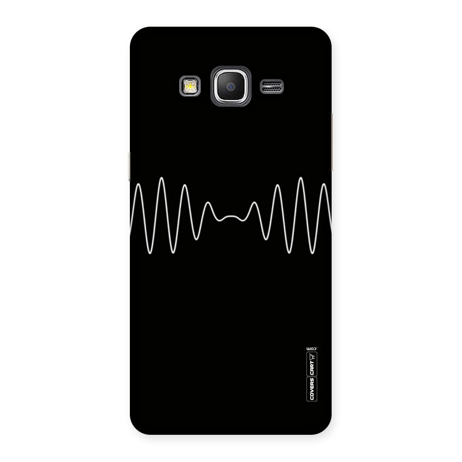 White Minimal Thread Back Case for Galaxy Grand Prime