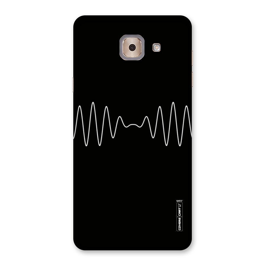 White Minimal Thread Back Case for Galaxy J7 Max
