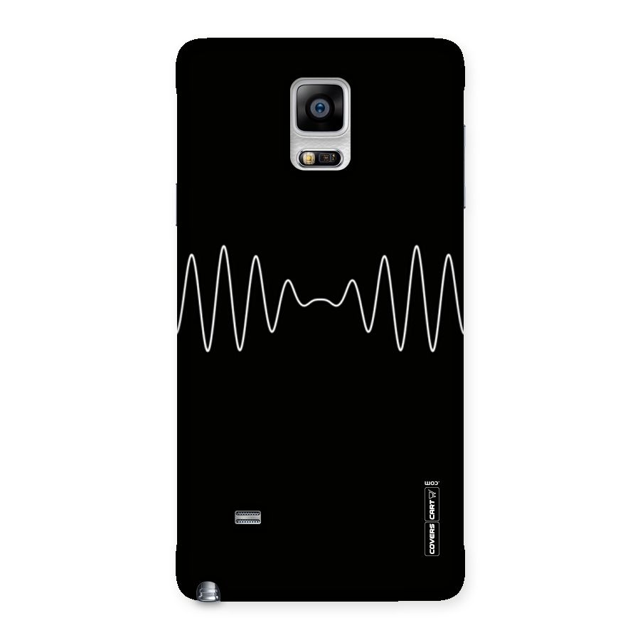 White Minimal Thread Back Case for Galaxy Note 4