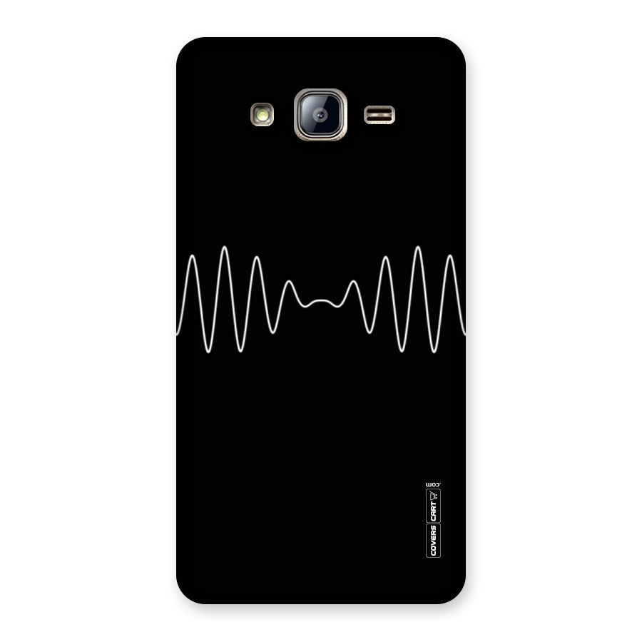 White Minimal Thread Back Case for Galaxy On5