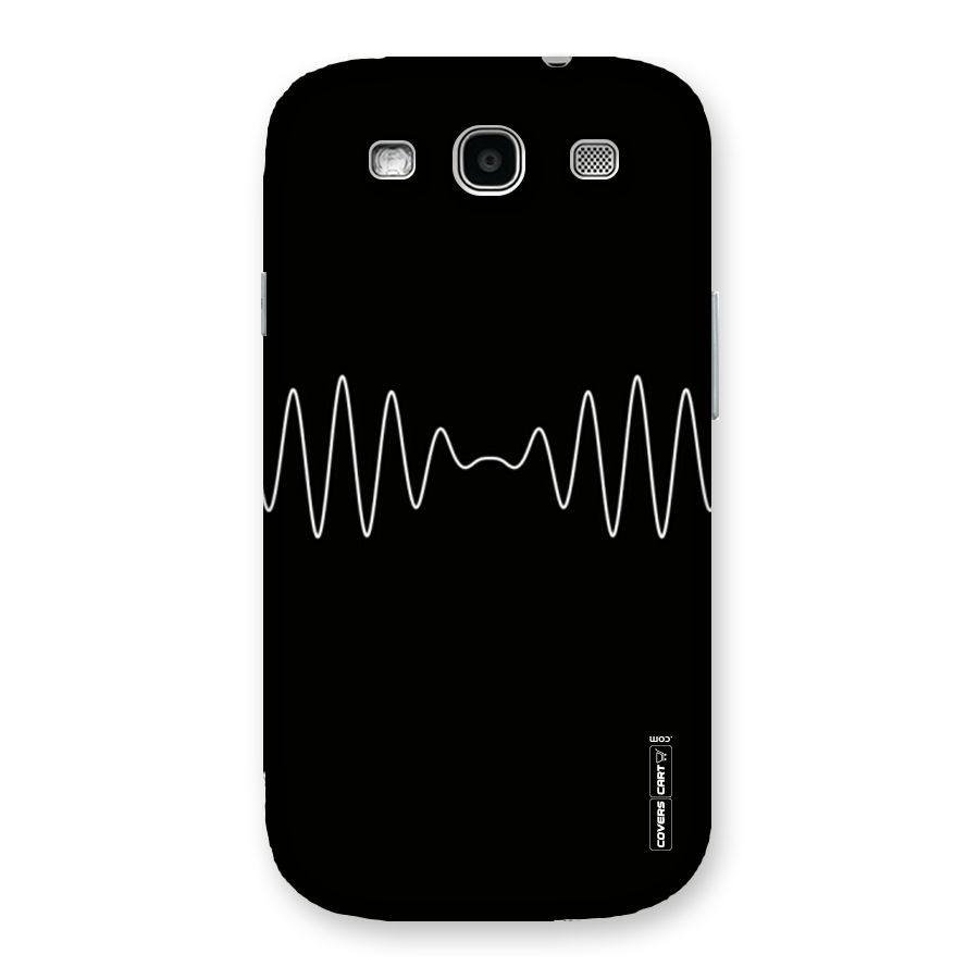White Minimal Thread Back Case for Galaxy S3