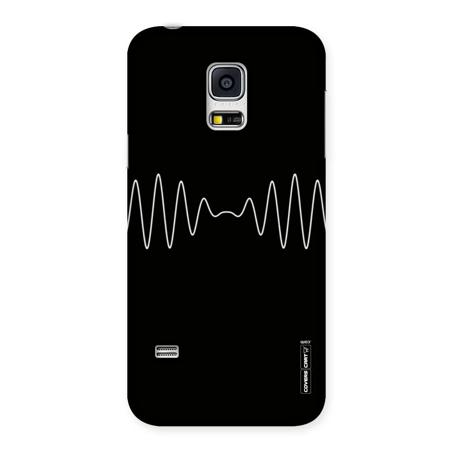 White Minimal Thread Back Case for Galaxy S5 Mini