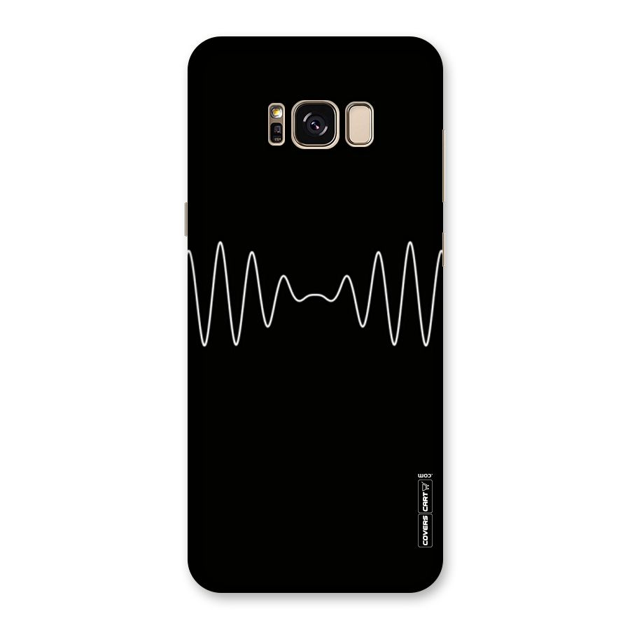 White Minimal Thread Back Case for Galaxy S8 Plus
