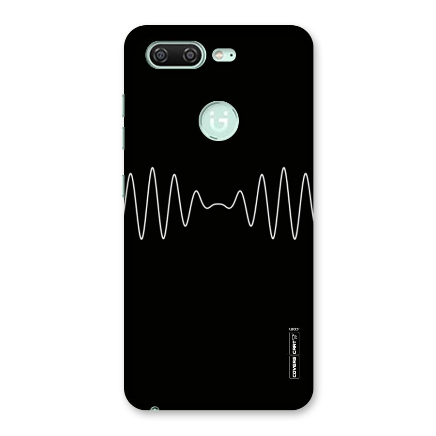 White Minimal Thread Back Case for Gionee S10