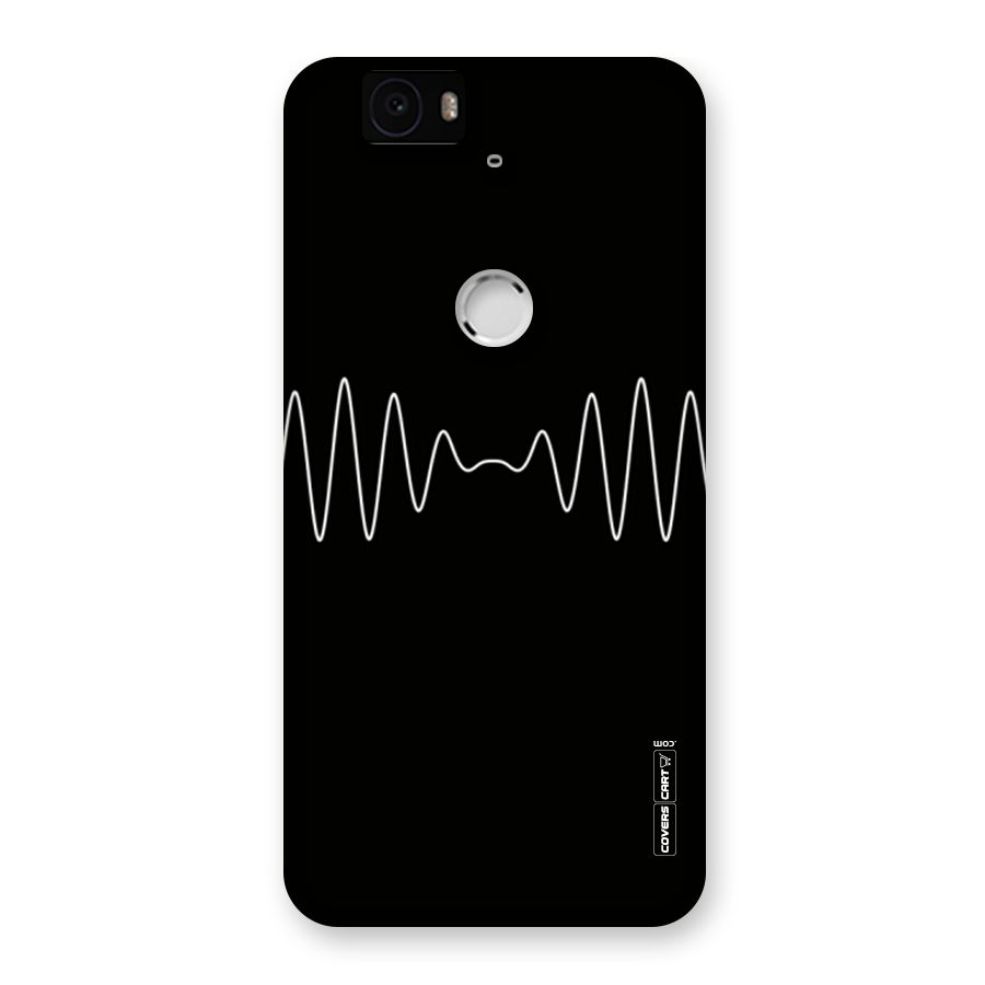 White Minimal Thread Back Case for Google Nexus-6P
