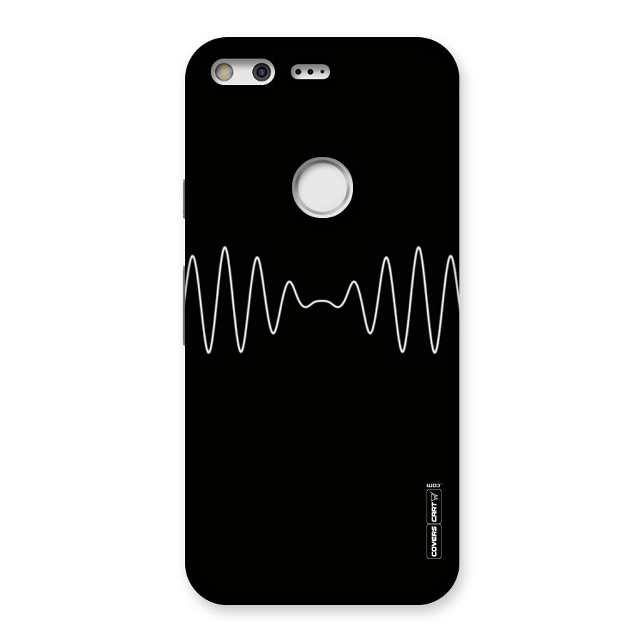 White Minimal Thread Back Case for Google Pixel