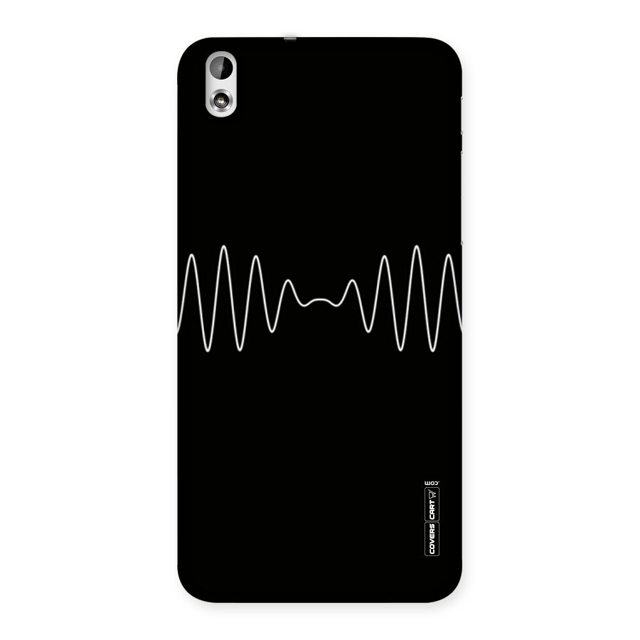 White Minimal Thread Back Case for HTC Desire 816g