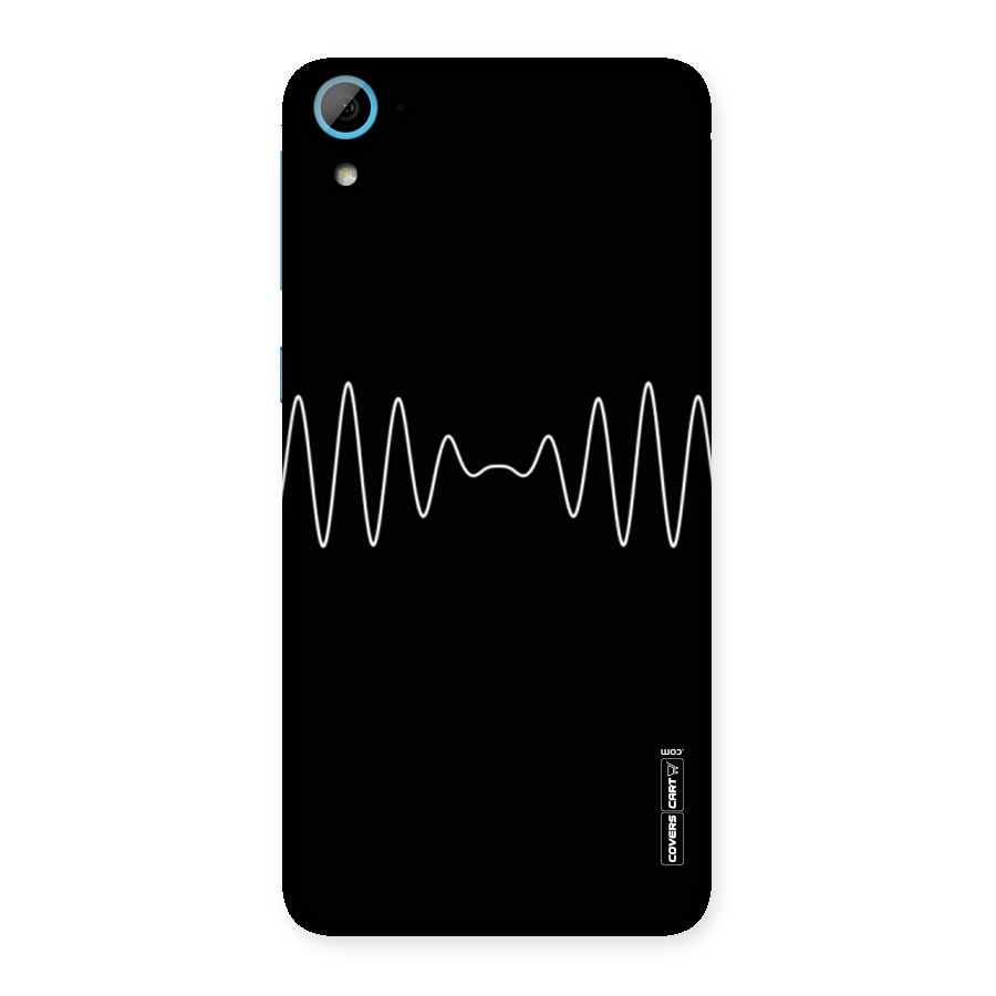 White Minimal Thread Back Case for HTC Desire 826