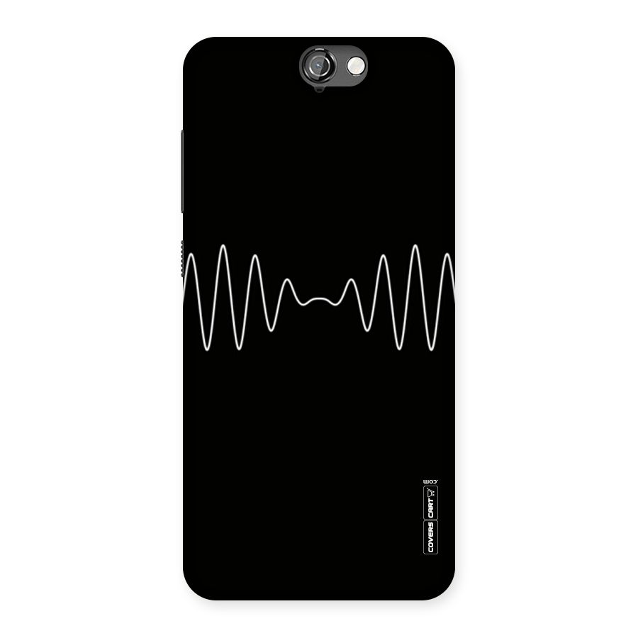White Minimal Thread Back Case for HTC One A9