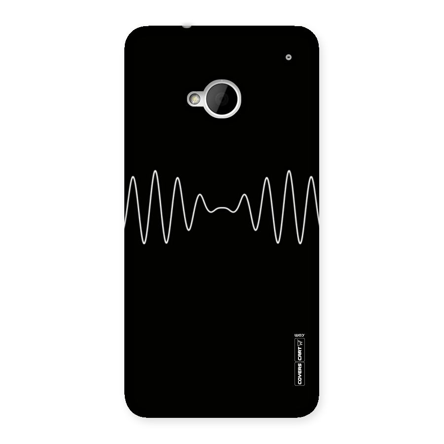 White Minimal Thread Back Case for HTC One M7