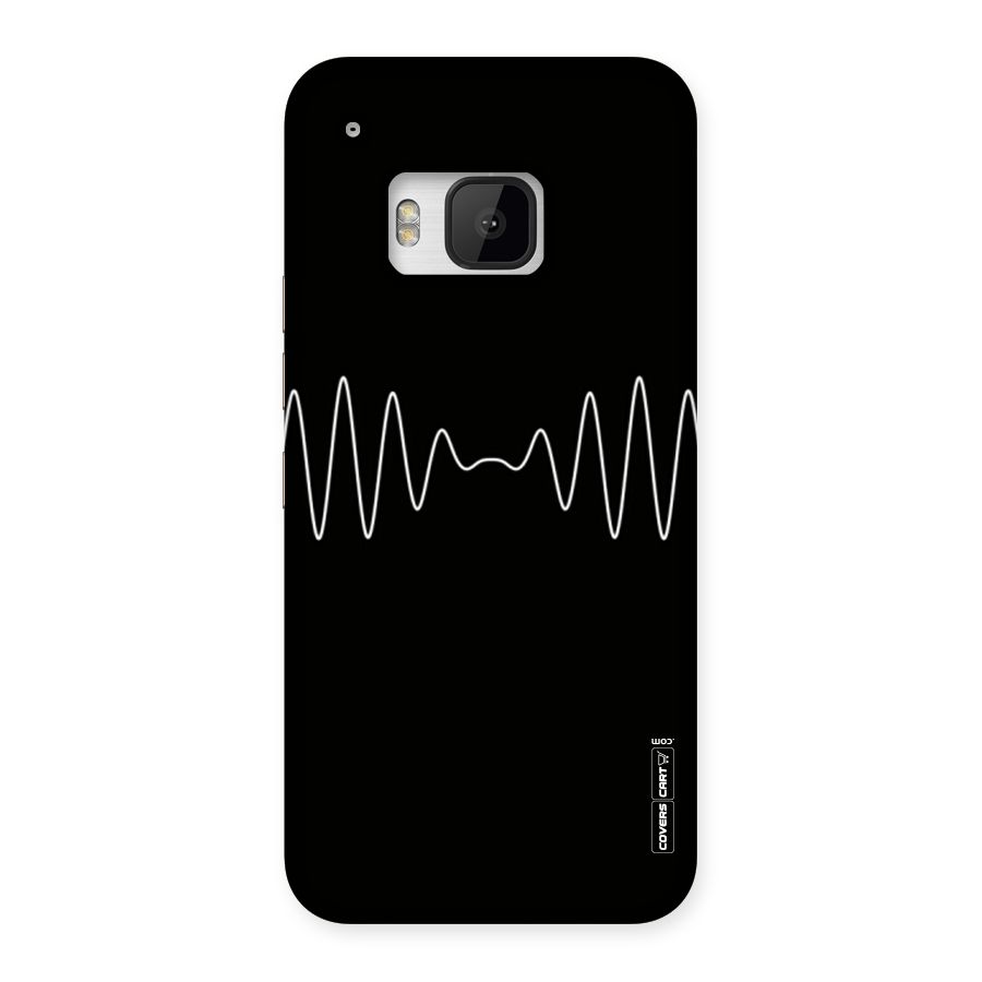 White Minimal Thread Back Case for HTC One M9