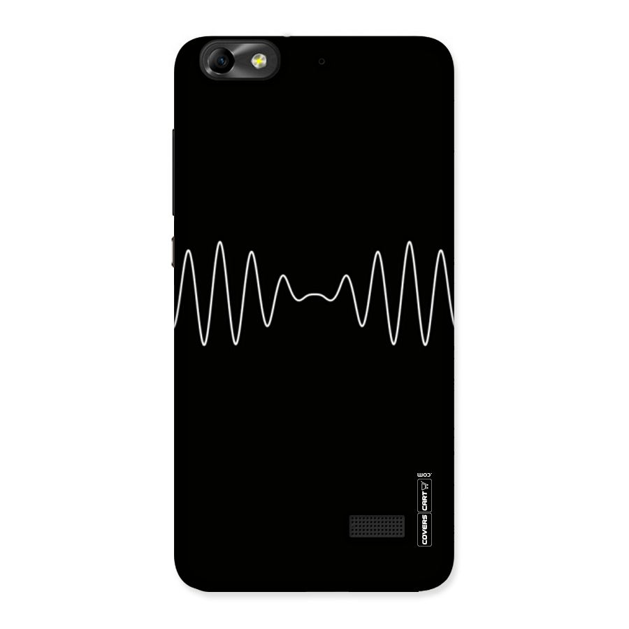 White Minimal Thread Back Case for Honor 4C