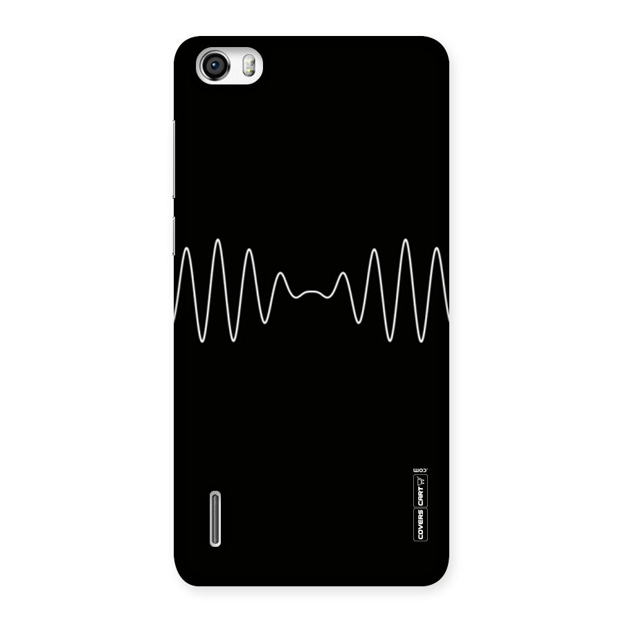 White Minimal Thread Back Case for Honor 6
