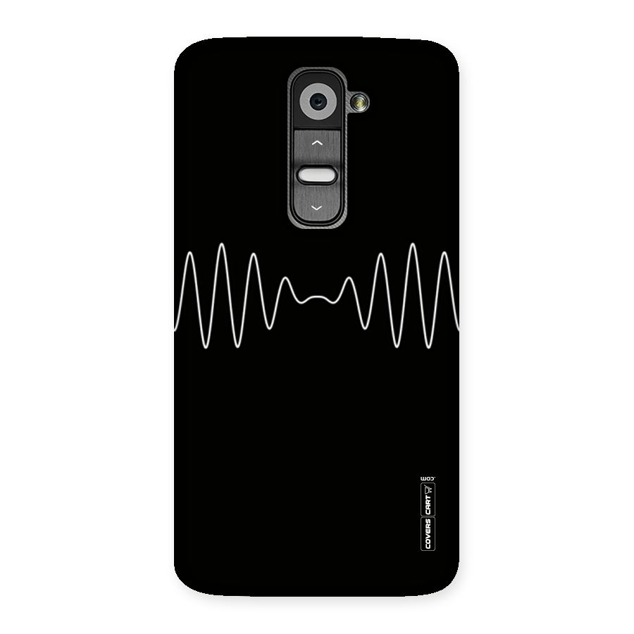 White Minimal Thread Back Case for LG G2